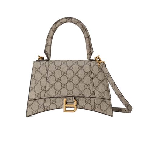 gucci hourglass bag price|Gucci x Balenciaga The Hacker Project Small Hourglass Bag Beige/Ebo.